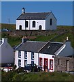 Post Office and church, Portnahaven