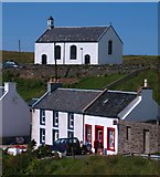 NR1652 : Post Office and church, Portnahaven by Gordon Hatton