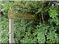 SN6052 : Sign to Cybi's Well at Llangybi, Ceredigion by Roger  D Kidd