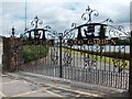 W7072 : Gates to Port of Cork Millennium Garden by Neil Theasby