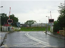 NS7996 : Bridge of Allan, Cornton Road level crossing by Robert Murray