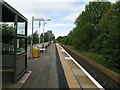 Kilmaurs railway station, looking North