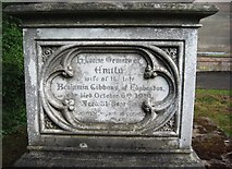 SO8674 : Inscription for Emily Gibbons, St. Mary's Churchyard, Stone by P L Chadwick