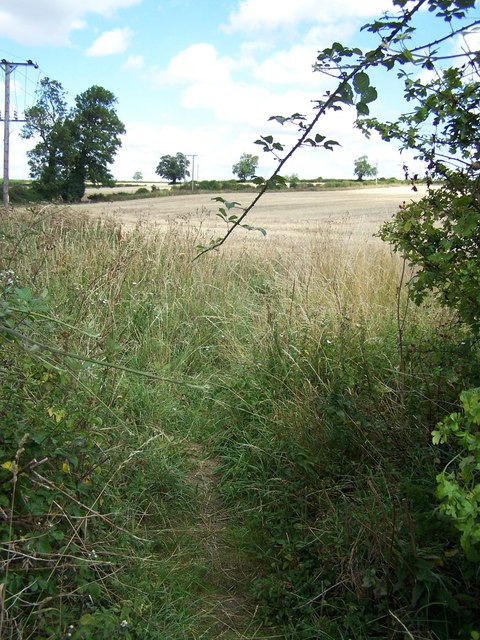 Footpath Near Great Addington