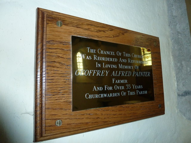 St. Mary the Less, Chilbolton: memorial (4)