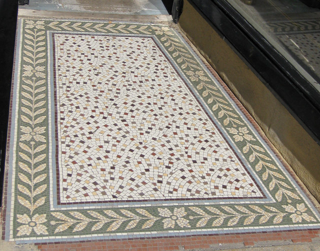 Mosaic floor - shop entrance