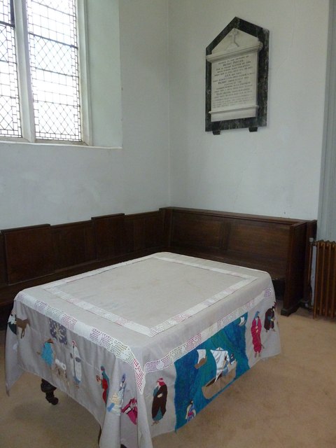 A quiet corner within St Mary's, Micheldever