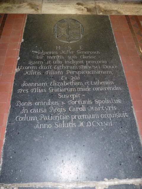 Nether Wallop- St Andrew's: memorial (2)