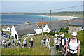 View back over Sennen Cove