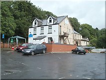 SN9007 : The Dinas Inn and car park, Pontneddfechan by Jaggery
