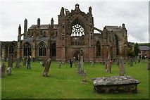 NT5434 : Melrose Abbey by Mike Pennington