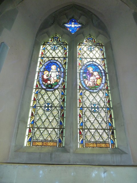 Saint Mary, Amport: stained glass window (iv)