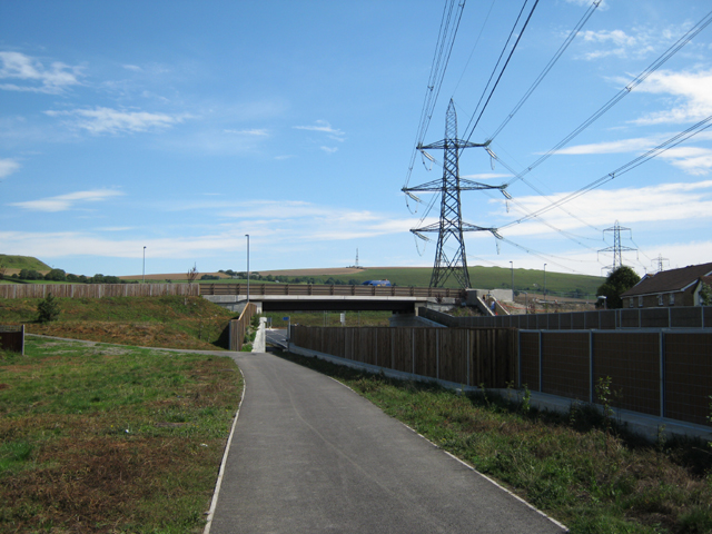 Roundabout over the Weymouth Relief Road