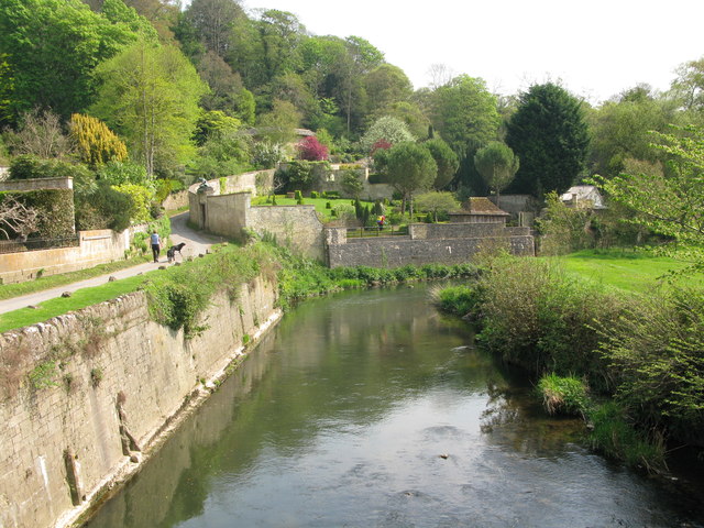 River Frome and Iford Manor gardens