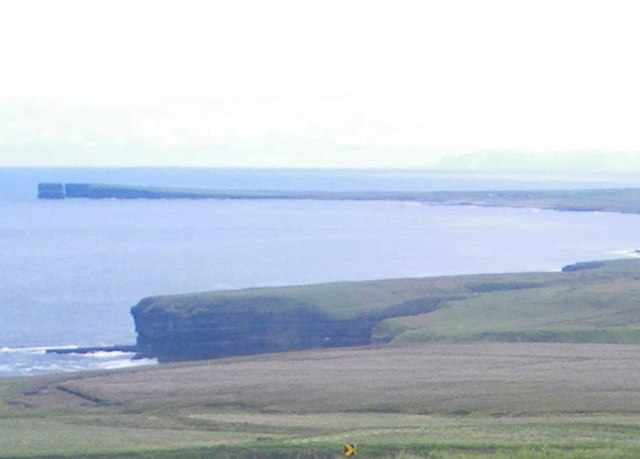 Telephoto view of the coastal terraces