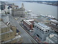 Liver Building seen from Panoramic Restaurant, West Tower