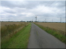 SE8413 : Middle Road towards the B1392 by JThomas