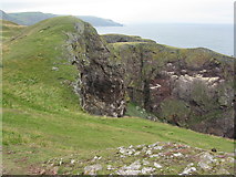 NT9169 : Cliffs at St Abb's Head by M J Richardson