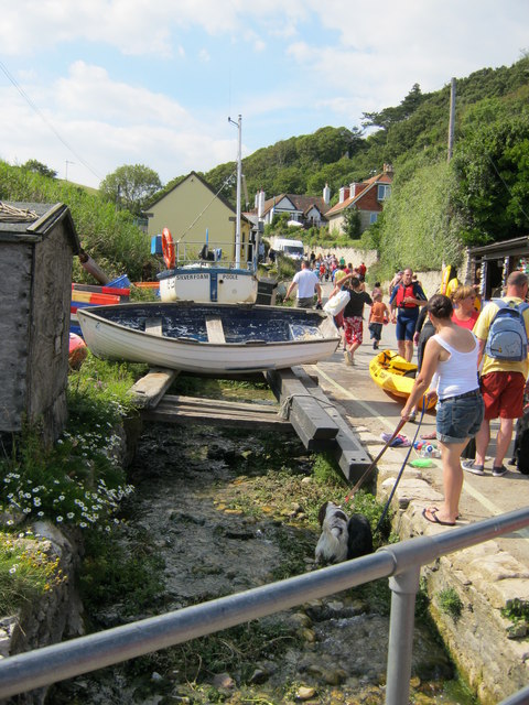 The Lulworth Cove Stream © Andy Potter Cc By Sa20 Geograph Britain And Ireland 2705