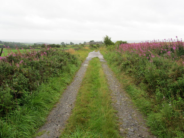 Track leading from Lindley Moor