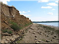 Eroding cliffs