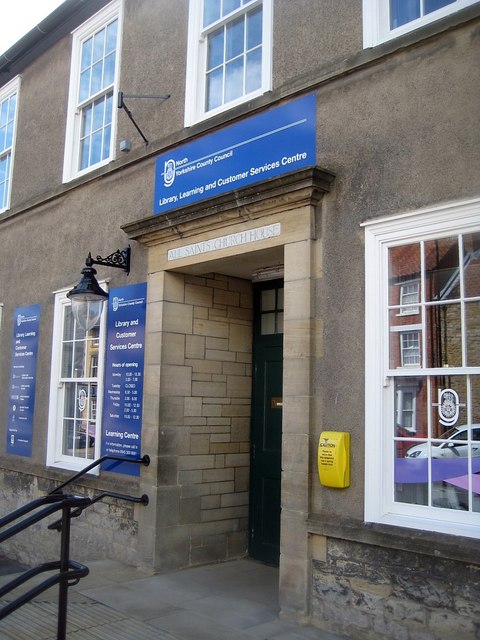 Library entrance