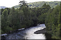 Black Water behind Achilty Hotel