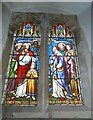 St Peter, Goodworth Clatford: stained glass window (6)