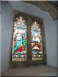 SU3642 : St Peter, Goodworth Clatford: stained glass window (7) by Basher Eyre