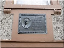 NT9464 : Robert Burns plaque, Church Street by kim traynor