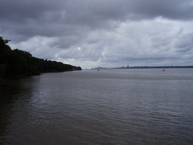 The Mersey from Eastham jetty