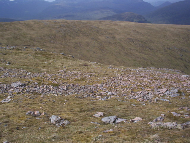 Leum Uilleim summit to Beinn a' Bhric ridge