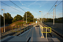SJ8293 : St Werburgh's Road Metrolink stop, Chorlton by Phil Champion