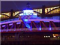 NZ2563 : Swing Bridge illumination, Newcastle Gateshead Bridges Festival by Andrew Curtis