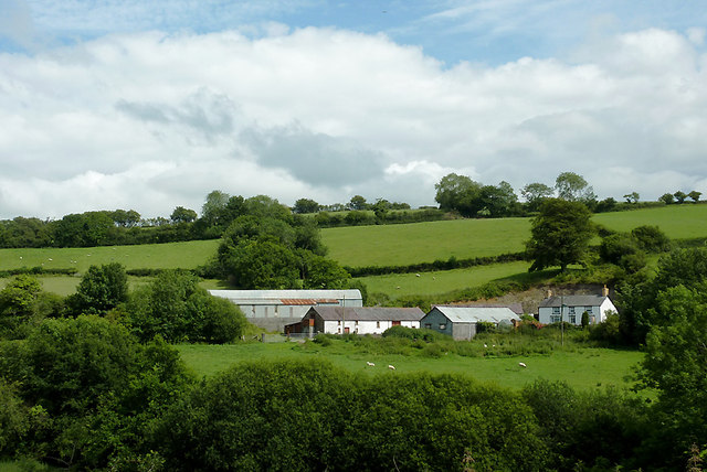 Pant-y-rhew  farm at Llwyn-y-Groes, Ceredigion