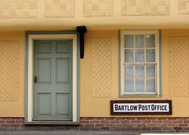 Bartlow: pargetted Post Office