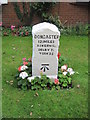 Old  Milestone  at  Whitley  Bridge