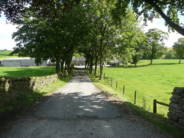 The driveway to Lane End House, Lawkland