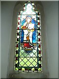 SU6345 : St Martin, Ellisfield: stained glass window (3) by Basher Eyre