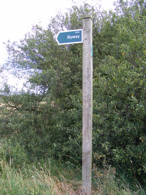 Byway Sign in Mill Lane