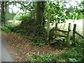 Footpath stile and signpost, Steventon Road