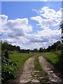 Footpath to Framsden Road Entrance to Fenn Cottages