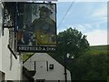 Signs at the public house in Fulking