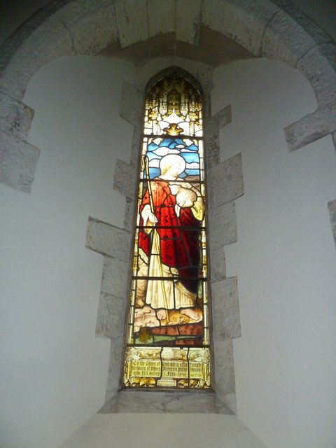 Dummer - All Saints Church:  stained glass  window (i)