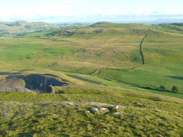 View from Moughton Nab, Austwick