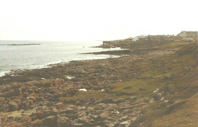 Craster harbour in 1984