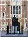 Statue in Eton College Quadrangle