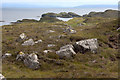 View down to the coast at Lingerbay (Lingreabhagh)