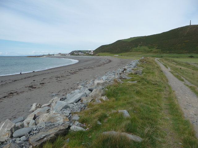 Tanybwlch Beach south of Aberystwyth