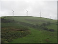 SS9786 : Wind farm on Mynydd Maendy by John Light